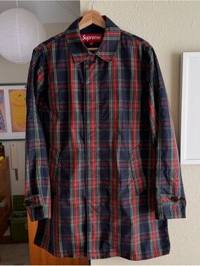 Supreme Plaid Trench Coat Spring/Summer 2015 collection